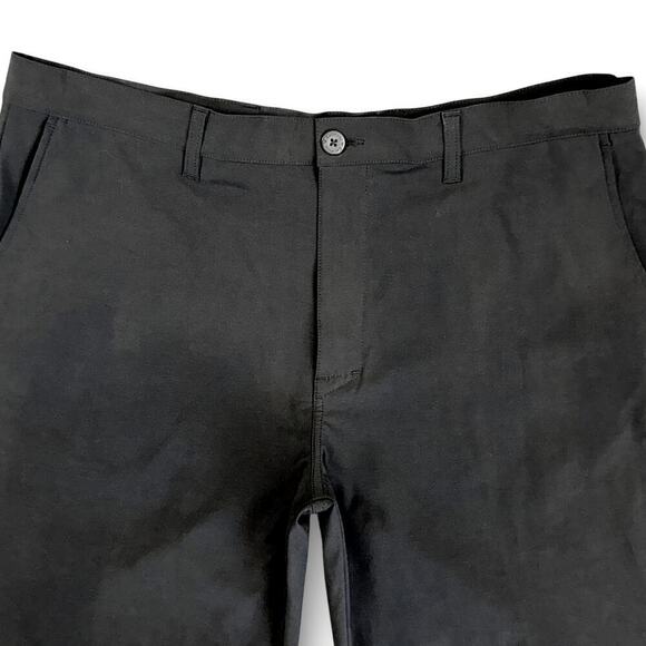 Callaway Classic Chino Casual Golf Shorts Stretchy Size 38 Dark Brown Flat Front - Picture 3 of 12